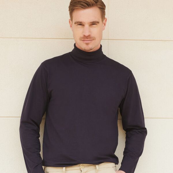 Henbury Long Sleeve Roll Neck Top Thumbnail