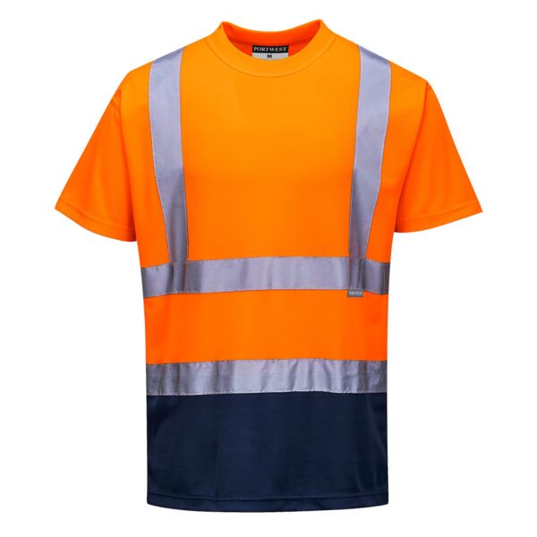 S378 - Hi-Vis Contrast T-Shirt S/S  Thumbnail